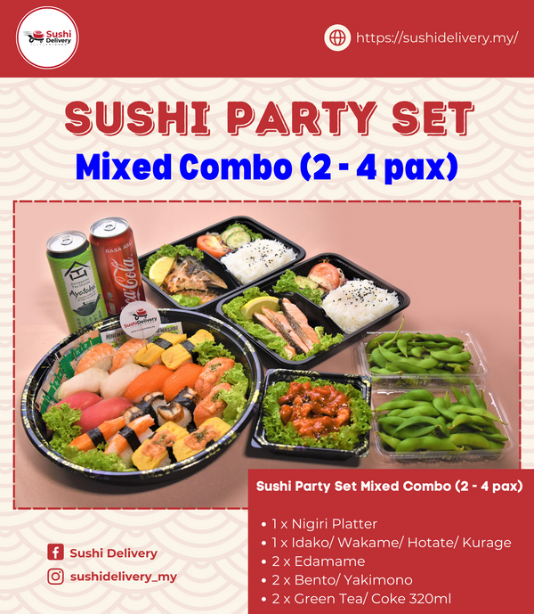 Sushi Party Set - Mixed Combo (2-4 pax)