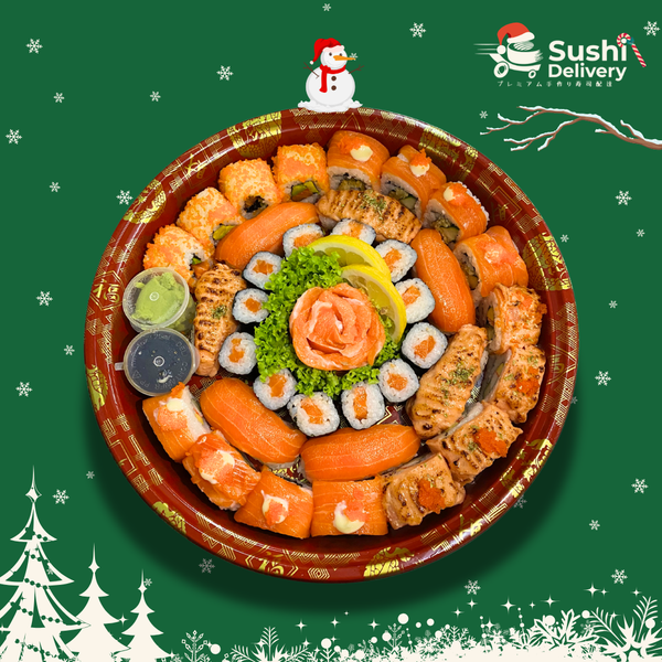 ⭐ Premium Salmon Platter (35 pcs) + Sashimi🔥Best Seller