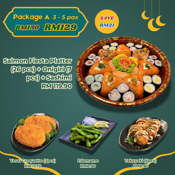 Raya Sushi Party Package (A) 3 - 5 pax