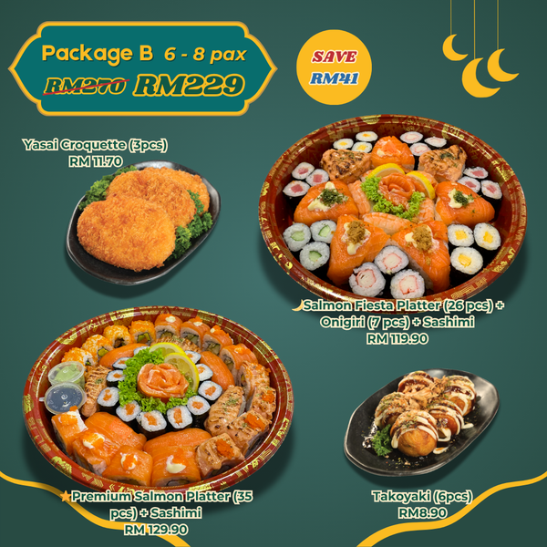 Raya Sushi Party Package (B) 6 - 8 pax