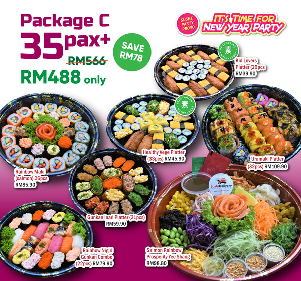 New Year Sushi Party Set (C) 35pax++