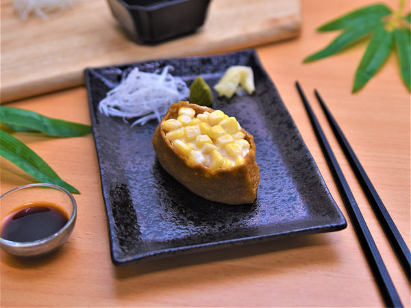Corn Mayo Inari (1 pc) - Sushi Delivery Malaysia | Inari, Vegetarian