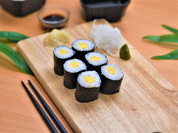 Tamago Maki (6 pcs) - Sushi Delivery Malaysia | makimono, Tamago Maki, Vegetarian
