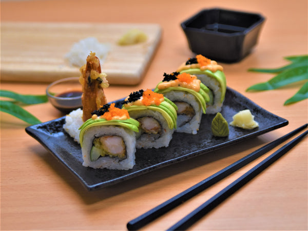 Avocado Dragon Maki (8 pcs) - Sushi Delivery Malaysia | Avocado Dragon Maki, Best Sellers, Ura maki