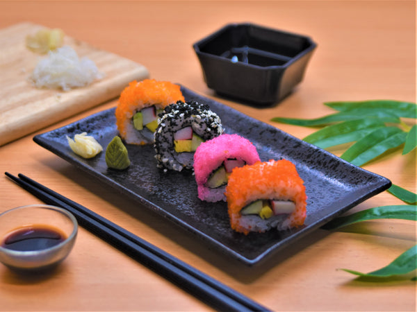 Rainbow Maki (4 pcs) - Sushi Delivery Malaysia | rainbow maki, Ura maki
