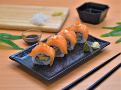 Salmon Maki (4 pcs) - Sushi Delivery Malaysia | Best Sellers, Salmon Aburi Maki, Ura maki
